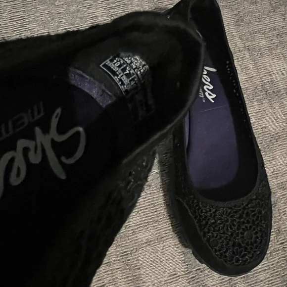 Skechers Black Sparkle Flats - Picture 4 of 4